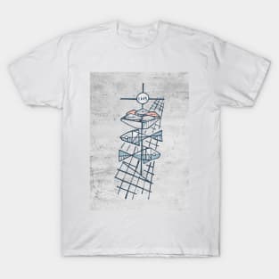 5 breads and two fish christian illustration T-Shirt